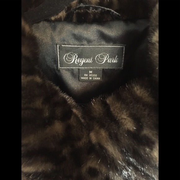 Faux Fur Coat - Like New - Picture 2 of 6